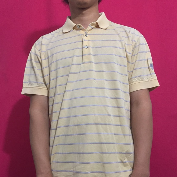 Vintage Fairway and Greene Striped Polo Shirt - Picture 2 of 4